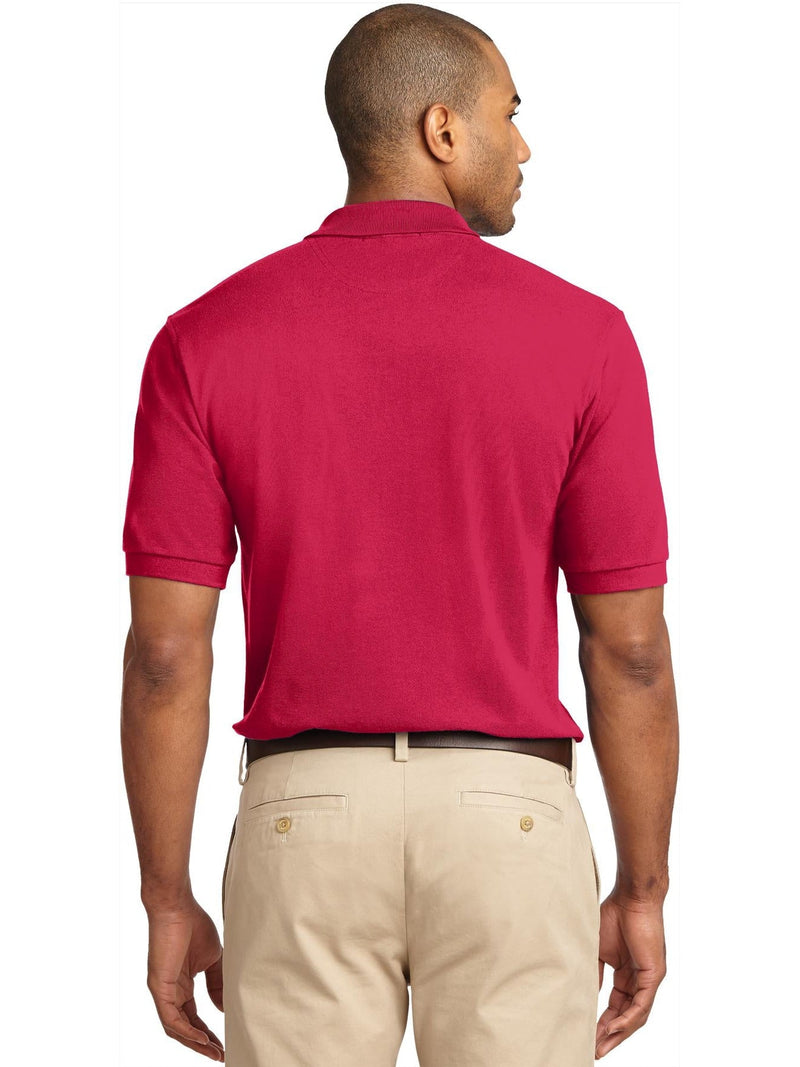 no-logo Port Authority Pique Knit Polo Shirt-Regular-Port Authority-Thread Logic