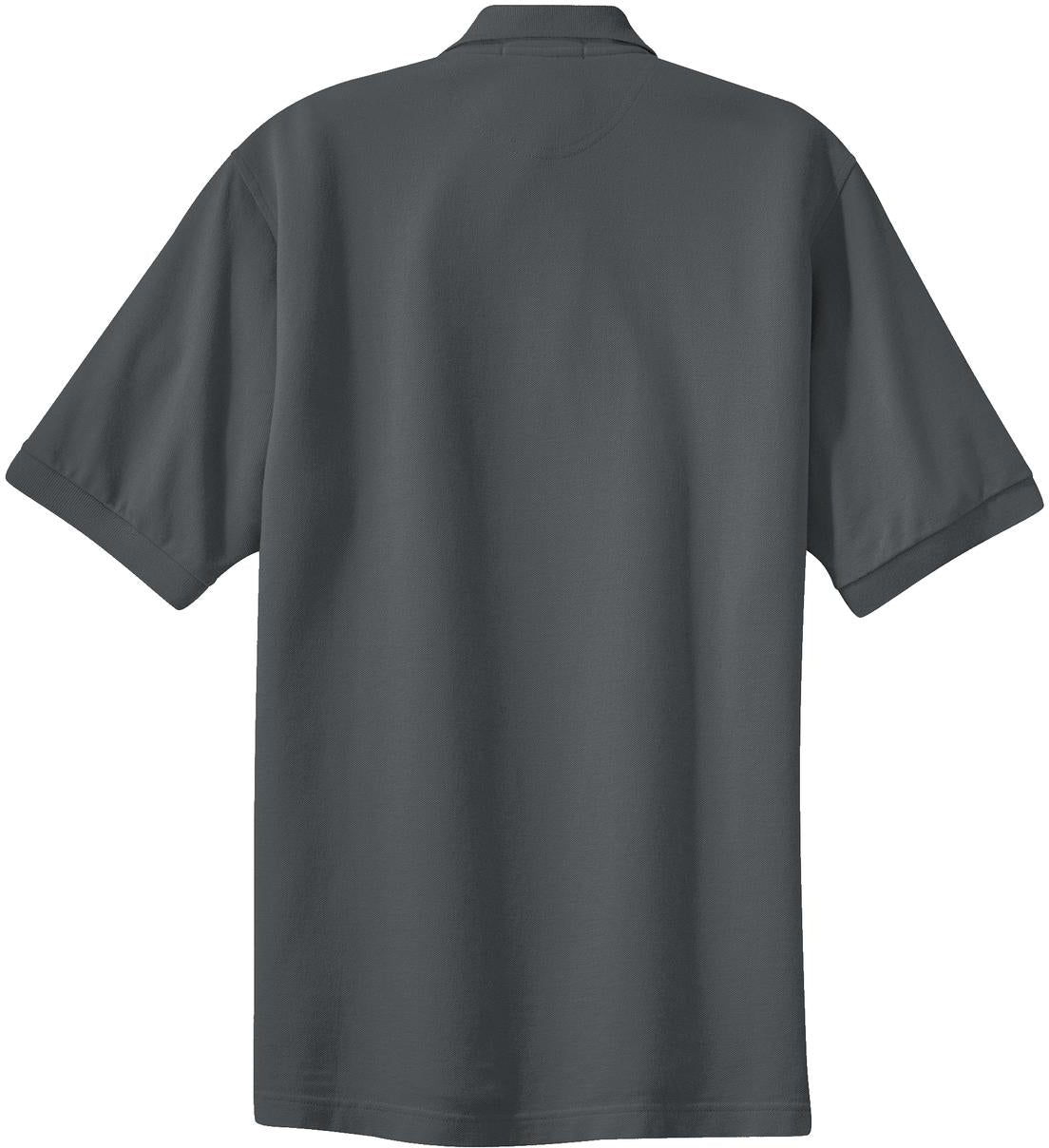 no-logo Port Authority Pique Knit Polo Shirt-Regular-Port Authority-Thread Logic