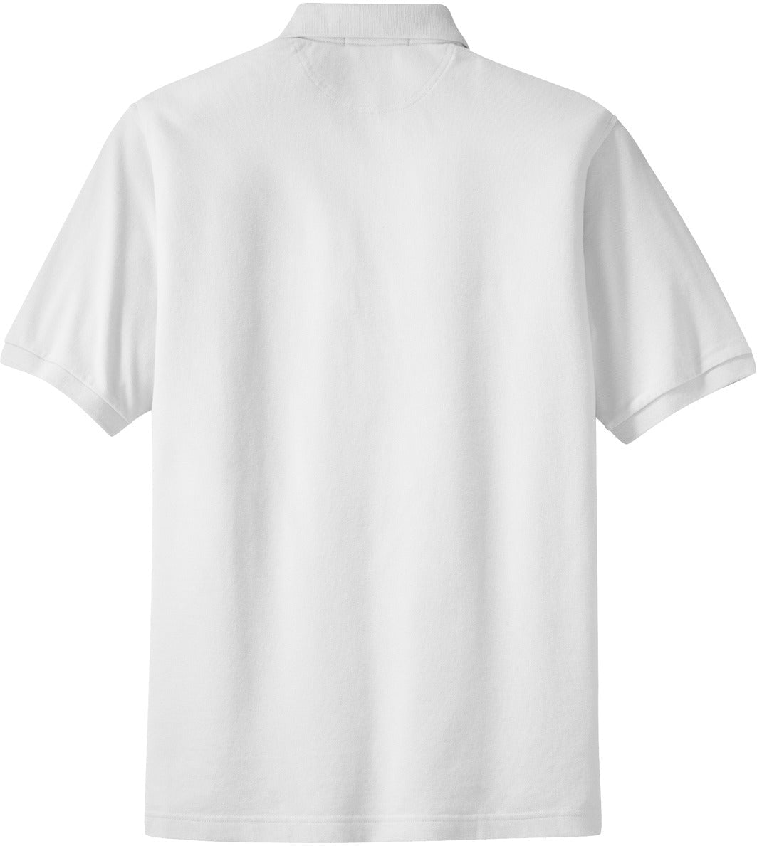 no-logo Port Authority Pique Knit Polo Shirt-Regular-Port Authority-Thread Logic