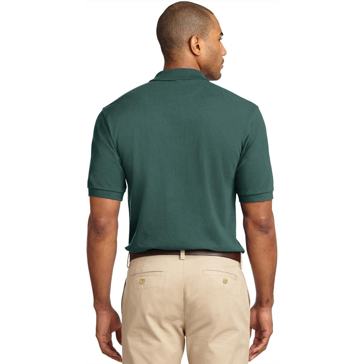 no-logo Port Authority Pique Knit Polo Shirt-Regular-Port Authority-Thread Logic