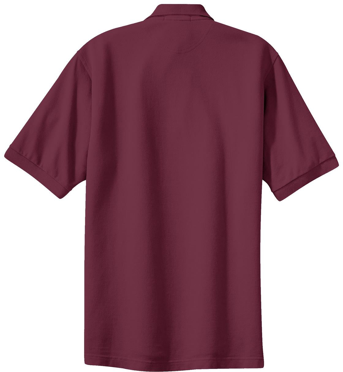 no-logo Port Authority Pique Knit Polo Shirt-Regular-Port Authority-Thread Logic