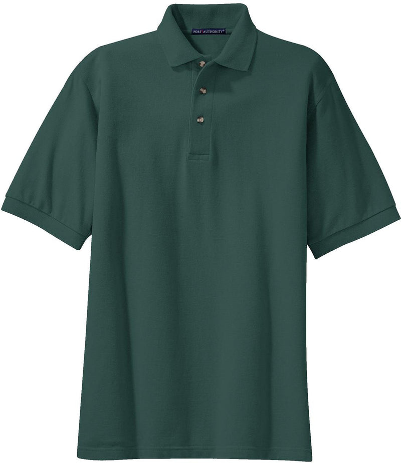 Port Authority Pique Knit Polo Shirt-Regular-Port Authority-Dark Green-S-Thread Logic