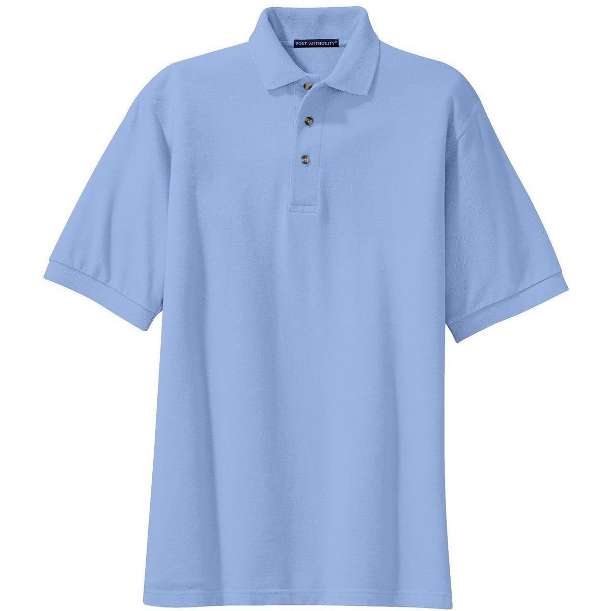 no-logo Port Authority Pique Knit Polo Shirt-Regular-Port Authority-Thread Logic