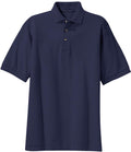 Port Authority Pique Knit Polo Shirt-Regular-Port Authority-Navy-S-Thread Logic