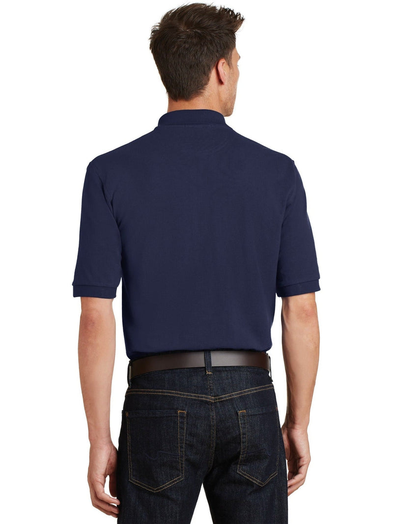 no-logo Port Authority Pique Knit Polo Shirt with Pocket-Regular-Port Authority-Thread Logic