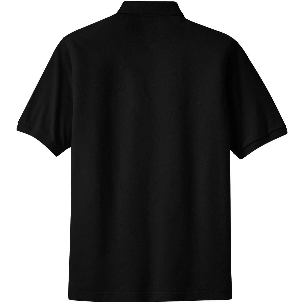 no-logo Port Authority Pique Knit Polo Shirt with Pocket-Regular-Port Authority-Thread Logic