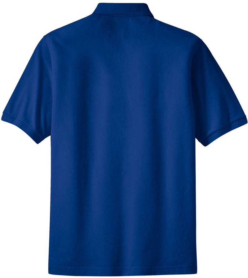 no-logo Port Authority Pique Knit Polo Shirt with Pocket-Regular-Port Authority-Thread Logic