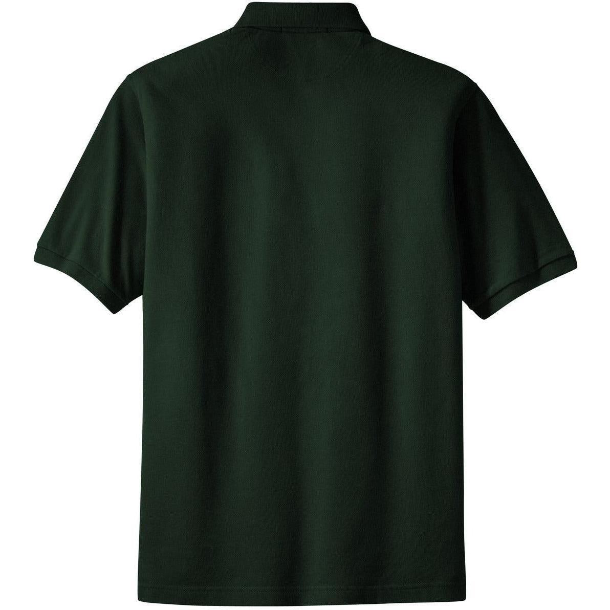 no-logo Port Authority Pique Knit Polo Shirt with Pocket-Regular-Port Authority-Thread Logic