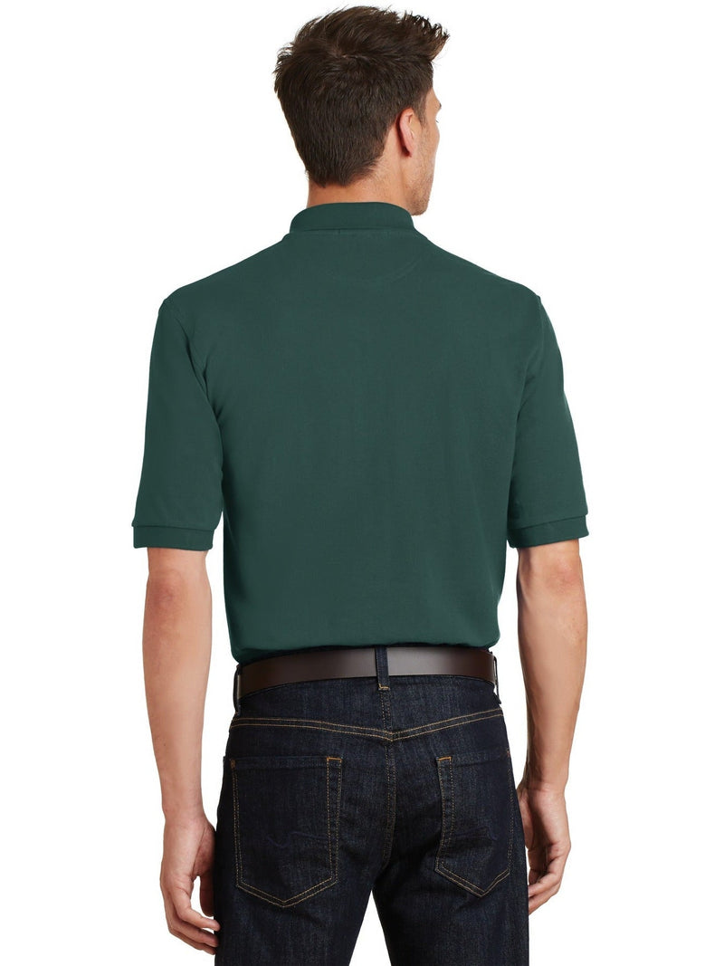 no-logo Port Authority Pique Knit Polo Shirt with Pocket-Regular-Port Authority-Thread Logic