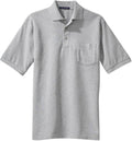 Port Authority Pique Knit Polo Shirt with Pocket-Regular-Port Authority-Oxford-S-Thread Logic