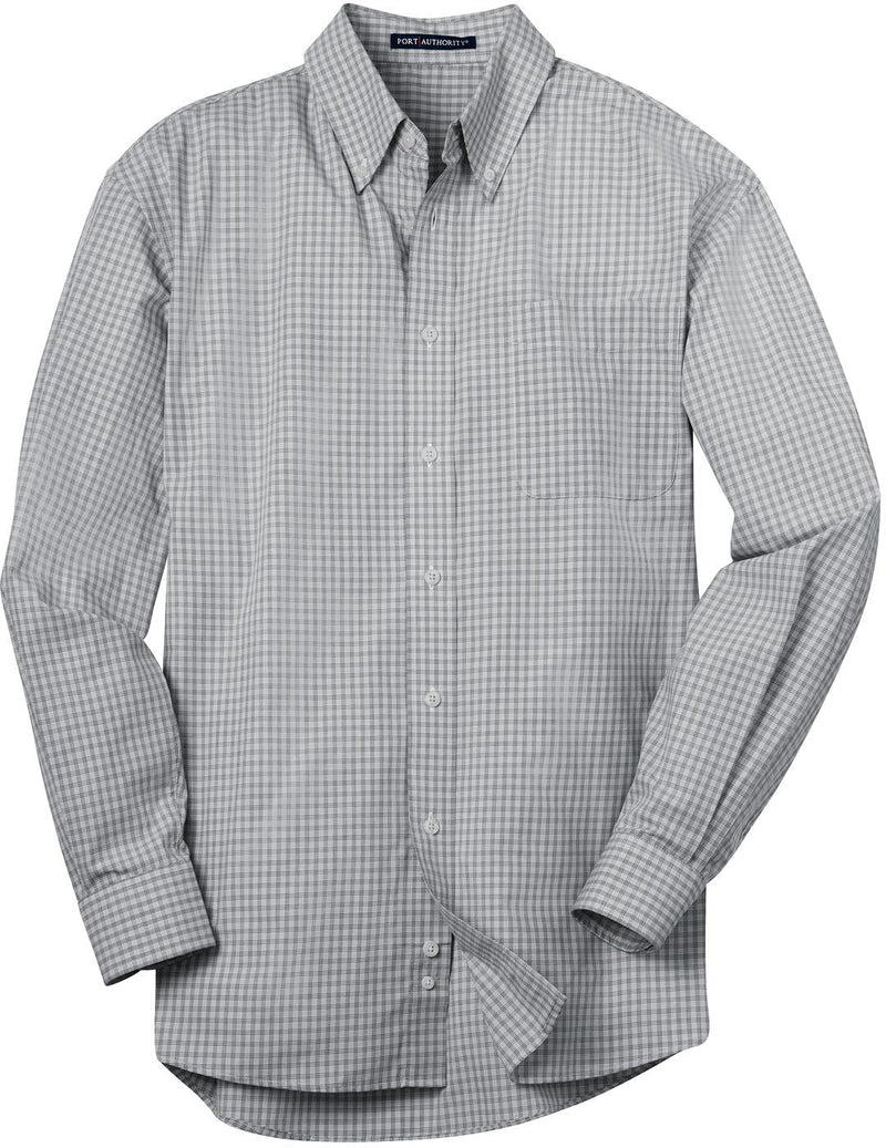 Port Authority Plaid Pattern Easy Care Shirt