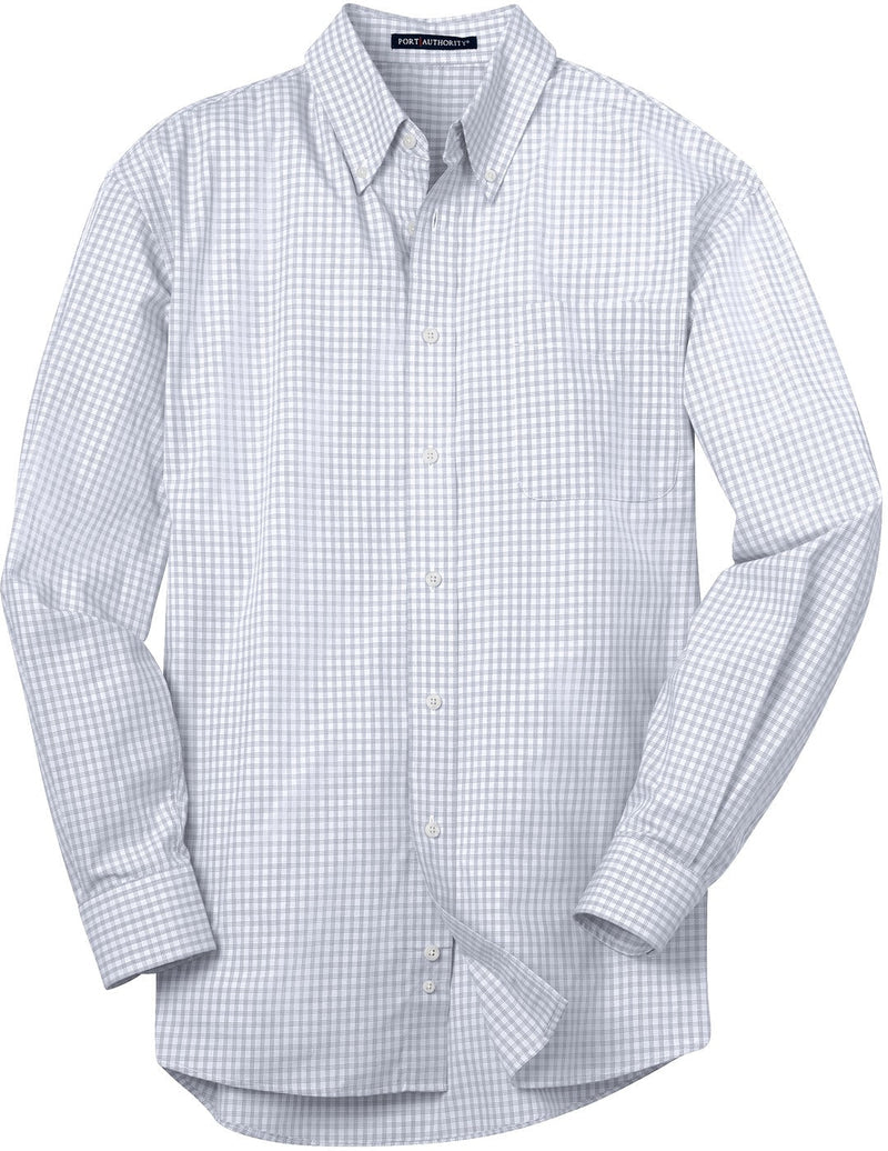 Port Authority Plaid Pattern Easy Care Shirt