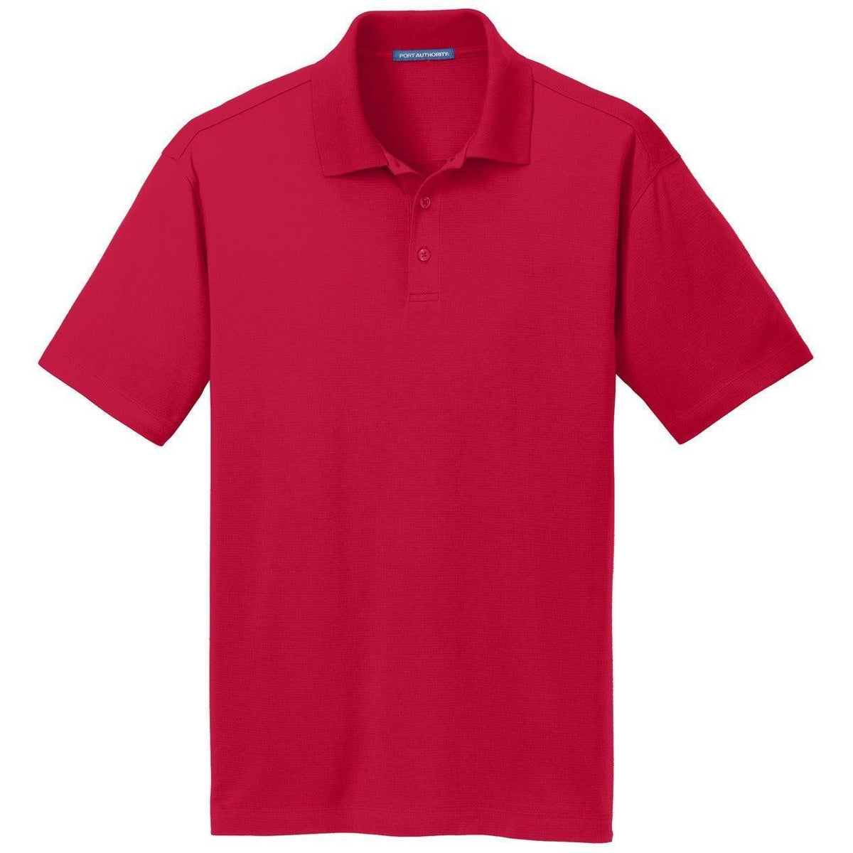 no-logo Port Authority Rapid Dry Mesh Polo-Regular-Port Authority-Engine Red-S-Thread Logic