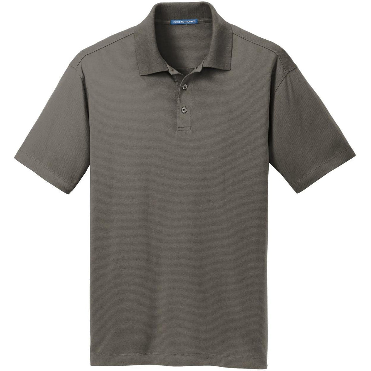 no-logo Port Authority Rapid Dry Mesh Polo-Regular-Port Authority-Grey Smoke-S-Thread Logic
