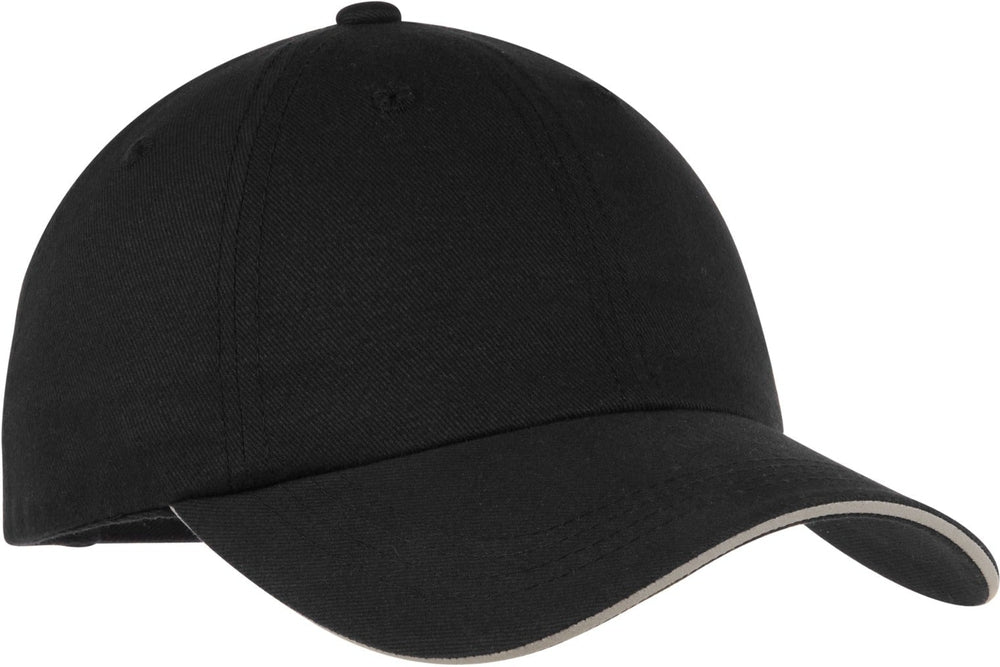no-logo Port Authority Reflective Sandwich Bill Cap-Regular-Port Authority-Thread Logic 