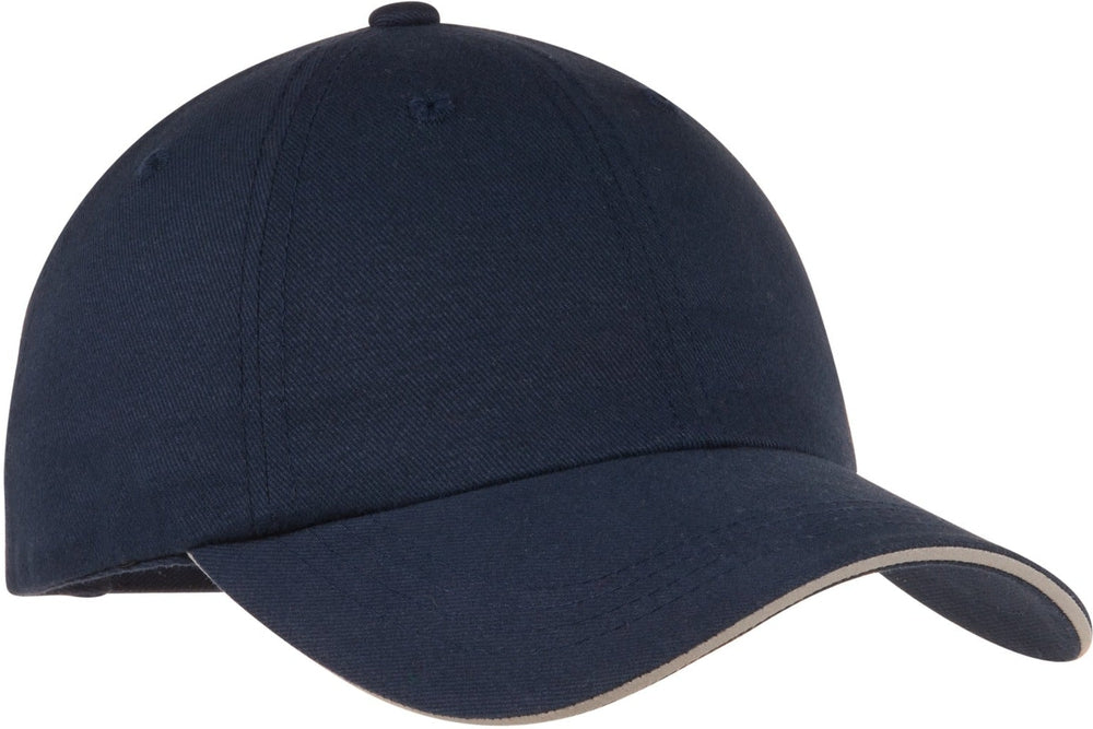no-logo Port Authority Reflective Sandwich Bill Cap-Regular-Port Authority-Thread Logic 
