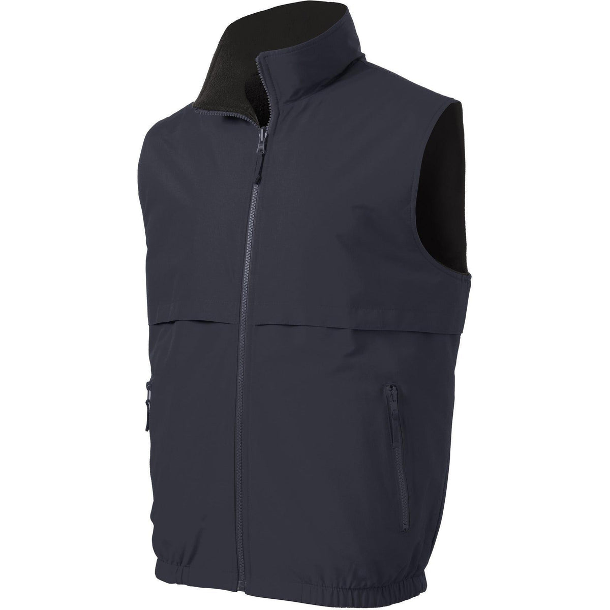 no-logo Port Authority Reversible Charger Vest-Regular-Port Authority-Battleship Grey-S-Thread Logic