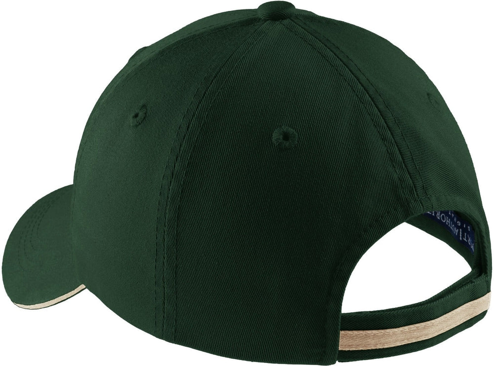 no-logo Port Authority Sandwich Bill Cap-Regular-Port Authority-Thread Logic 