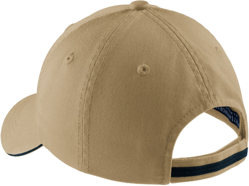 no-logo Port Authority Sandwich Bill Cap-Regular-Port Authority-Thread Logic 
