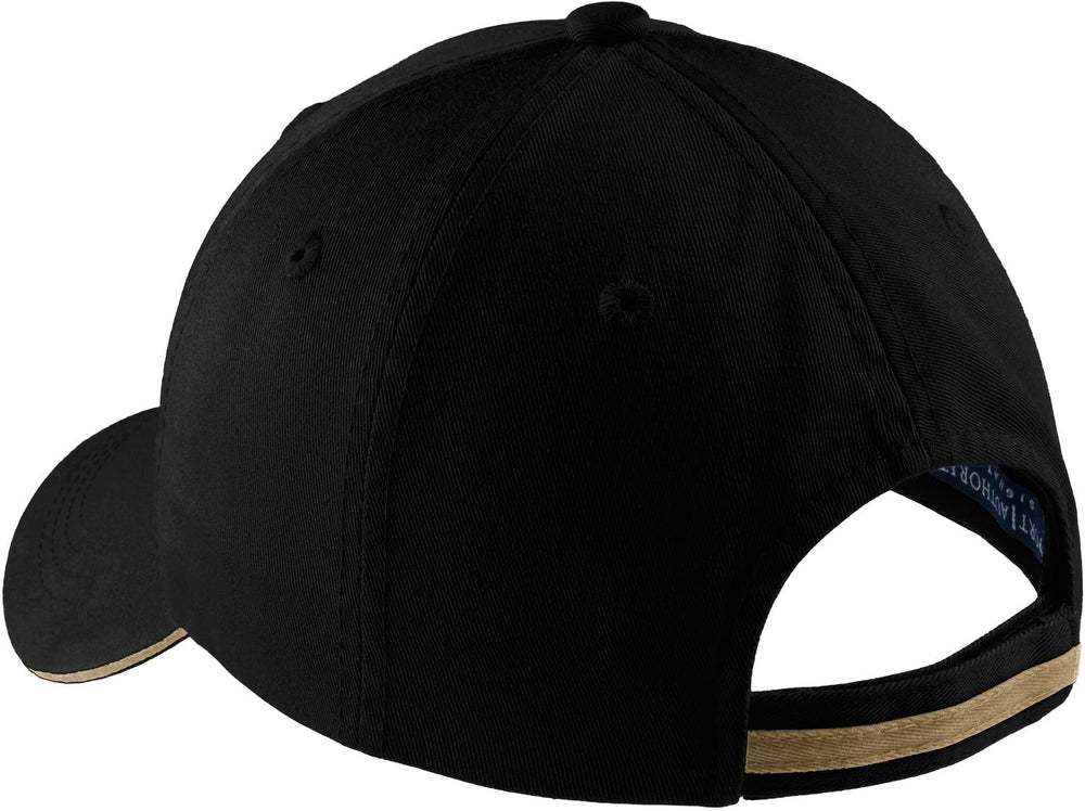 no-logo Port Authority Sandwich Bill Cap-Regular-Port Authority-Thread Logic 