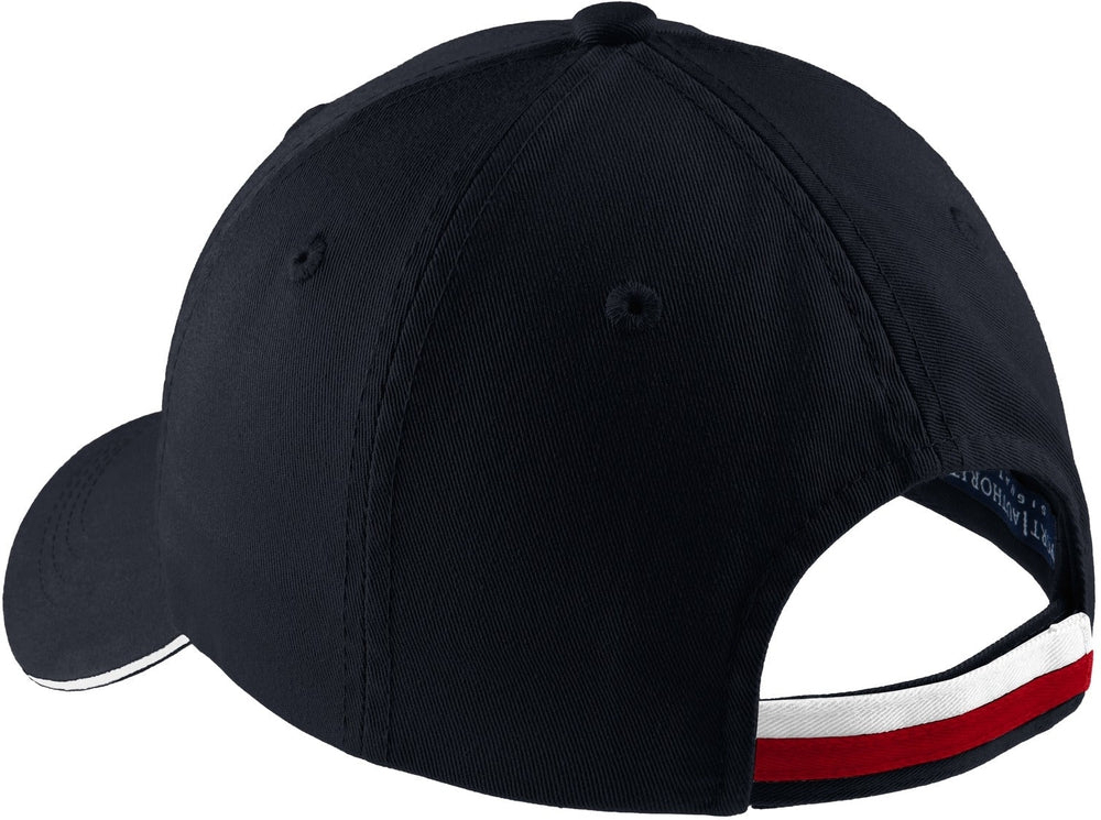 no-logo Port Authority Sandwich Bill Cap-Regular-Port Authority-Thread Logic 