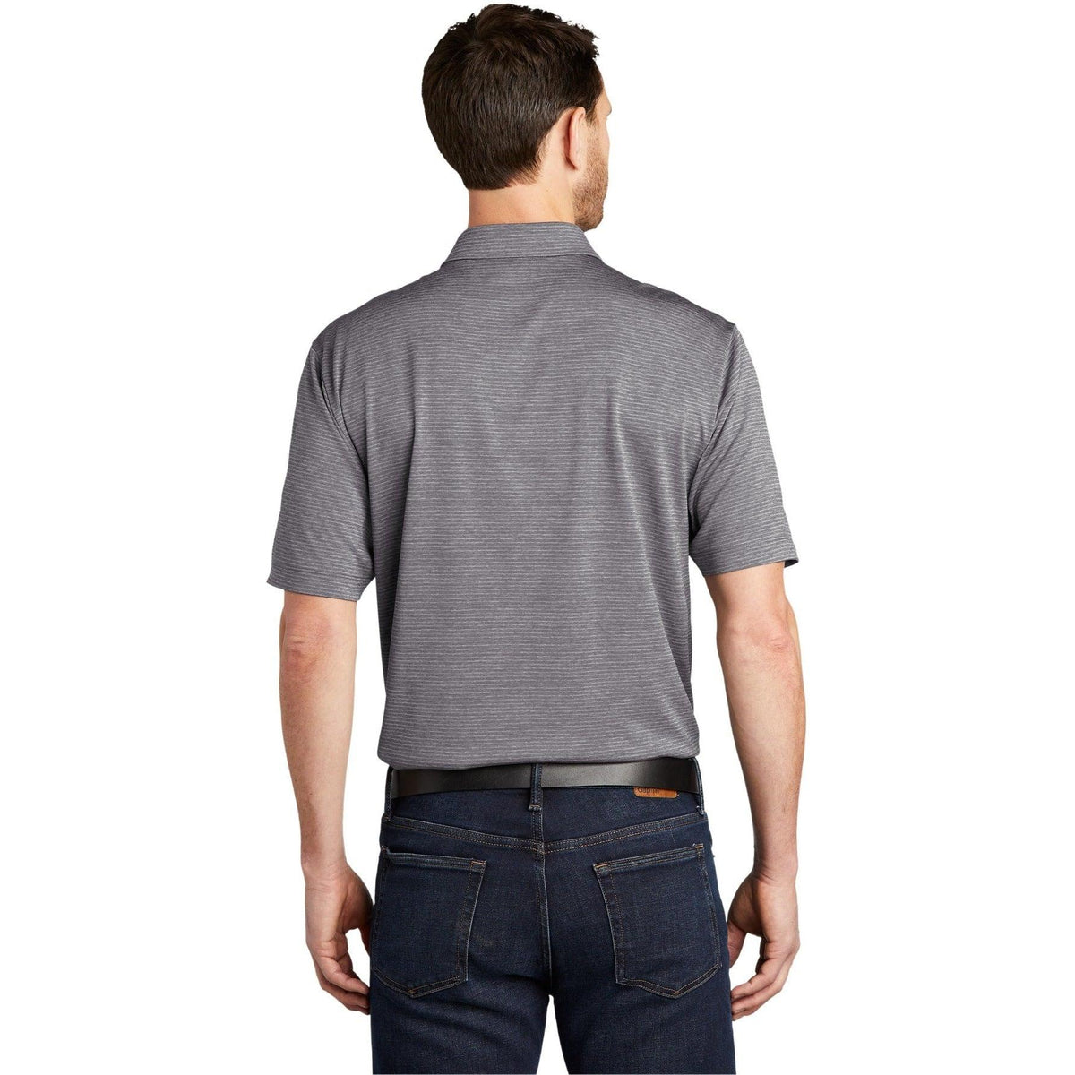 no-logo Port Authority Shadow Stripe Polo-Regular-Port Authority-Thread Logic