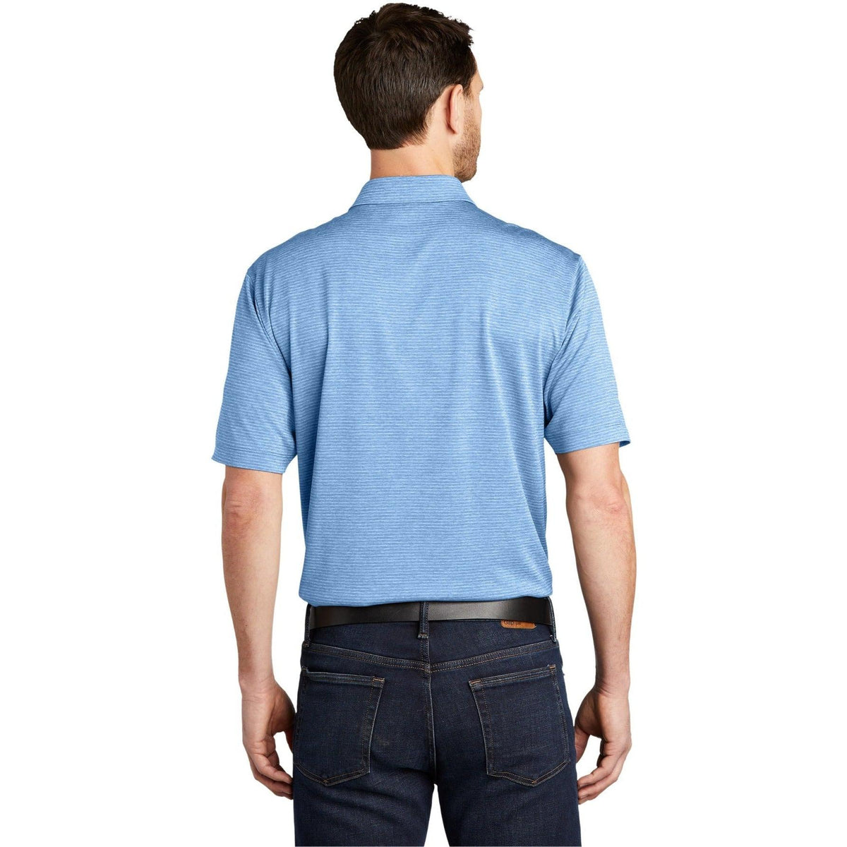 no-logo Port Authority Shadow Stripe Polo-Regular-Port Authority-Thread Logic