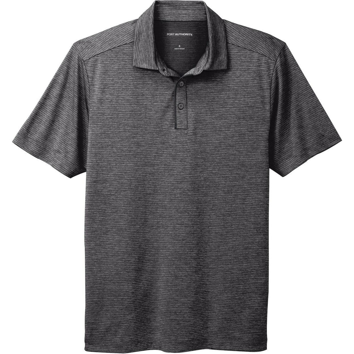 no-logo Port Authority Shadow Stripe Polo