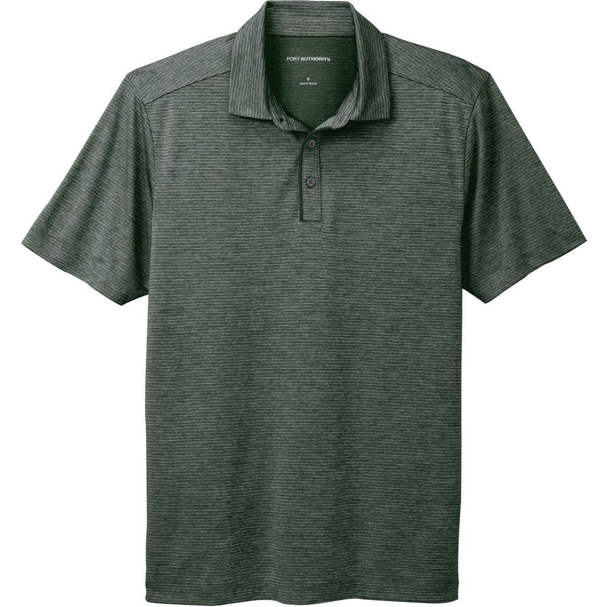 no-logo Port Authority Shadow Stripe Polo