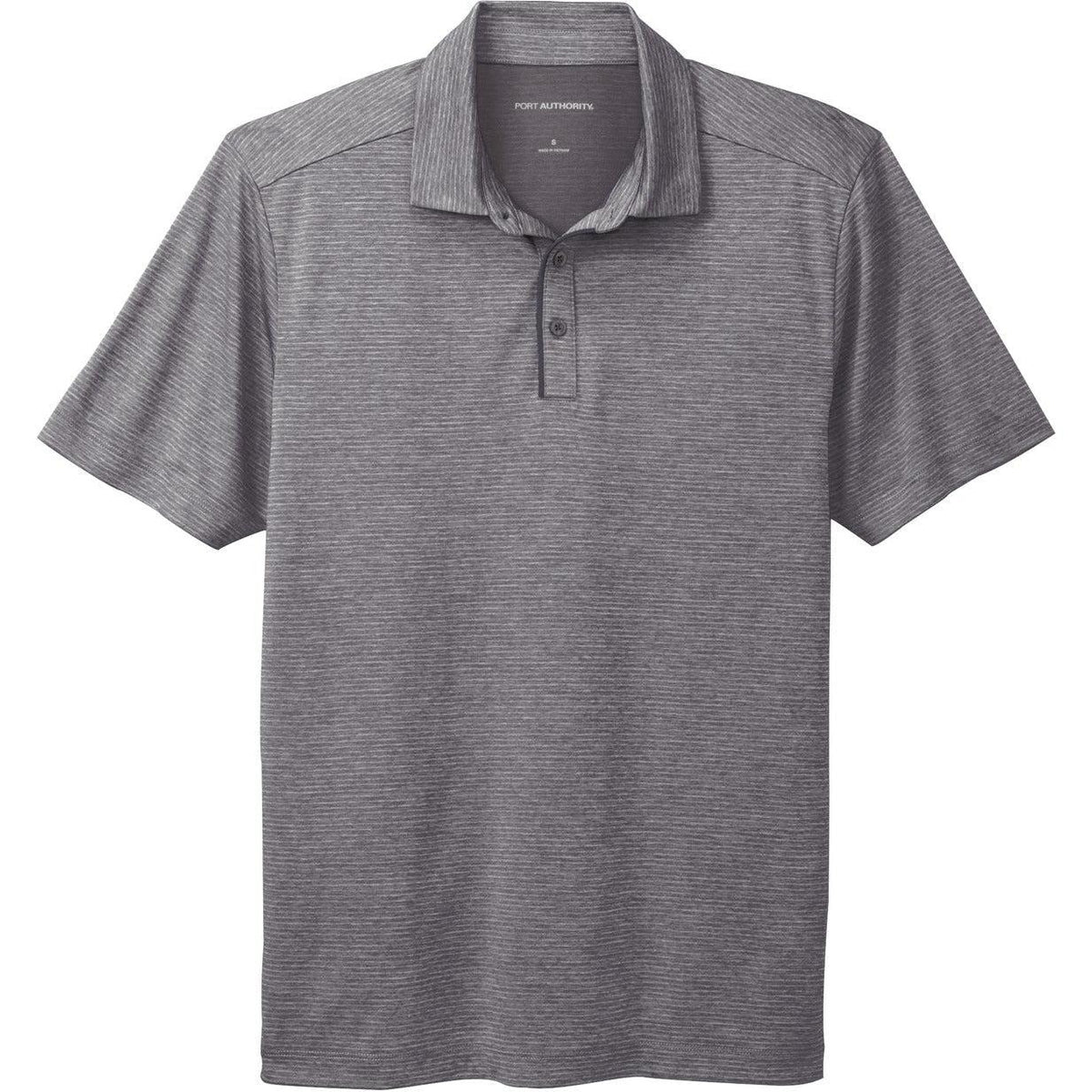 no-logo Port Authority Shadow Stripe Polo