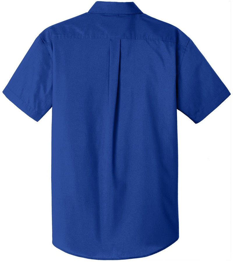 no-logo Port Authority Short Sleeve Carefree Poplin Shirt-Discontinued-Port Authority-Thread Logic