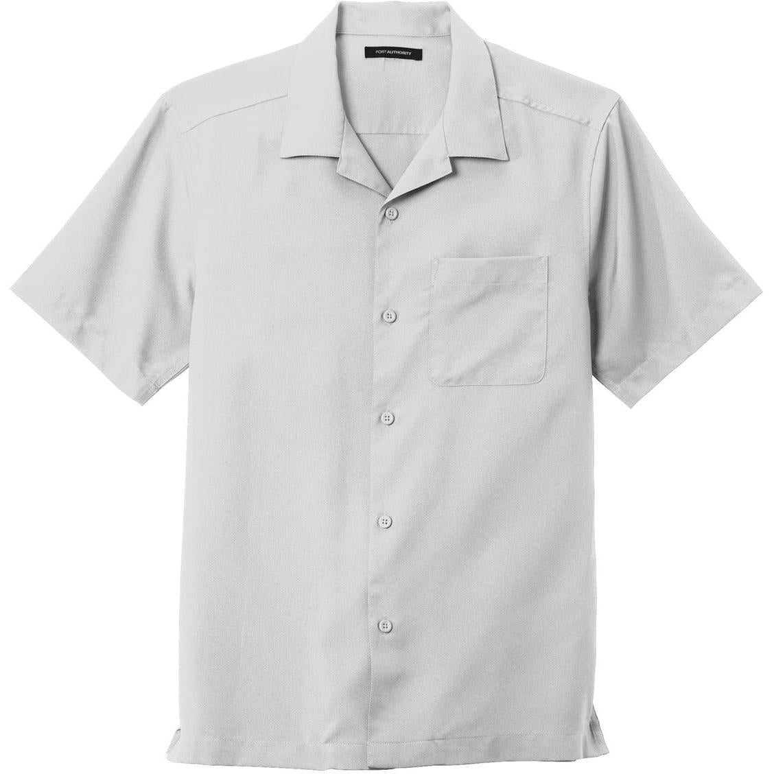 no-logo Port Authority Short Sleeve Performance Staff Shirt-Dress Shirts-Port Authority-Silver-S-Thread Logic