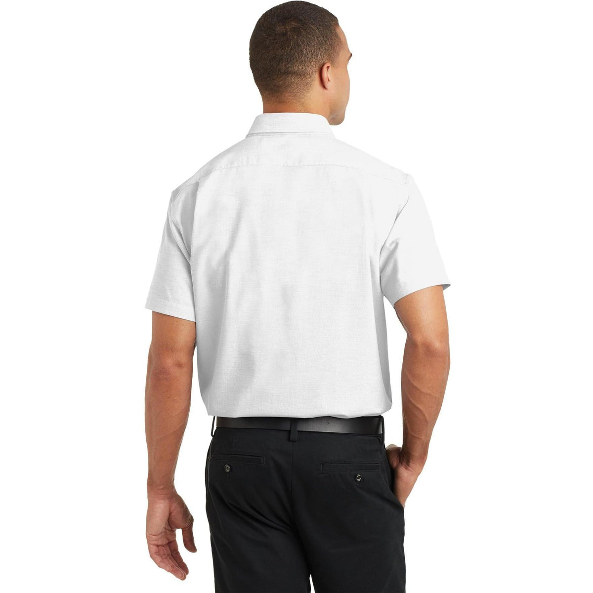 no-logo Port Authority Short Sleeve SuperPro Oxford Shirt-Dress Shirts-Port Authority-Thread Logic