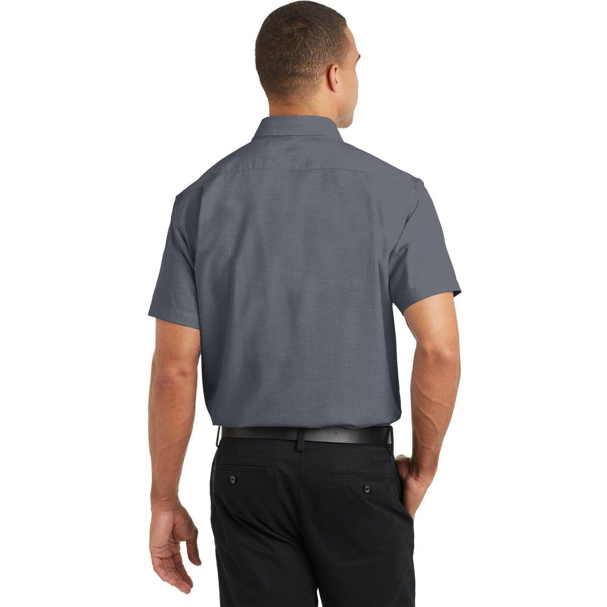 no-logo Port Authority Short Sleeve SuperPro Oxford Shirt-Dress Shirts-Port Authority-Thread Logic
