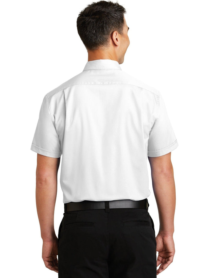 no-logo Port Authority Short Sleeve Superpro Twill Shirt-Regular-Port Authority-Thread Logic