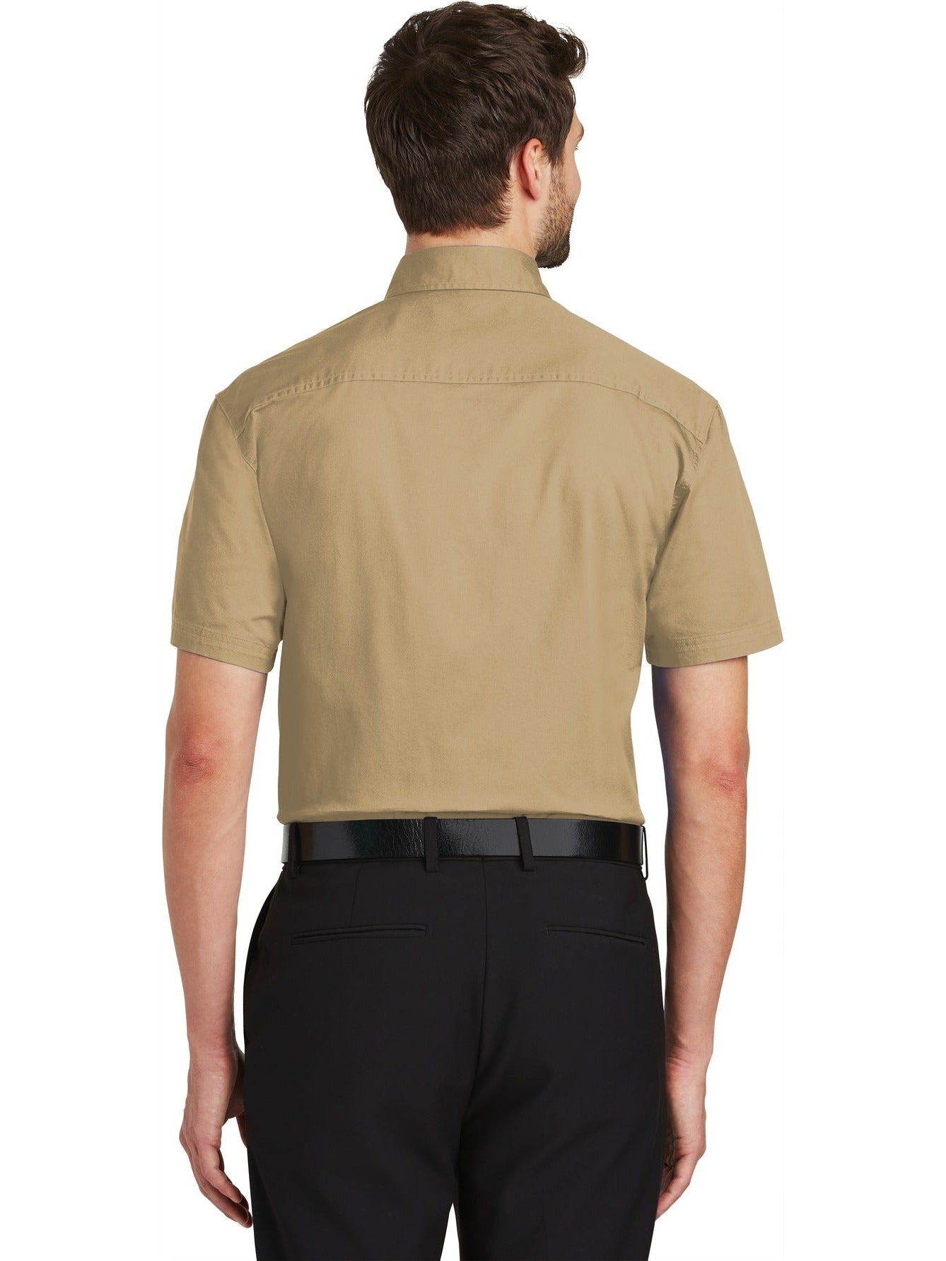 no-logo Port Authority Short Sleeve Twill Shirt-Regular-Port Authority-Thread Logic