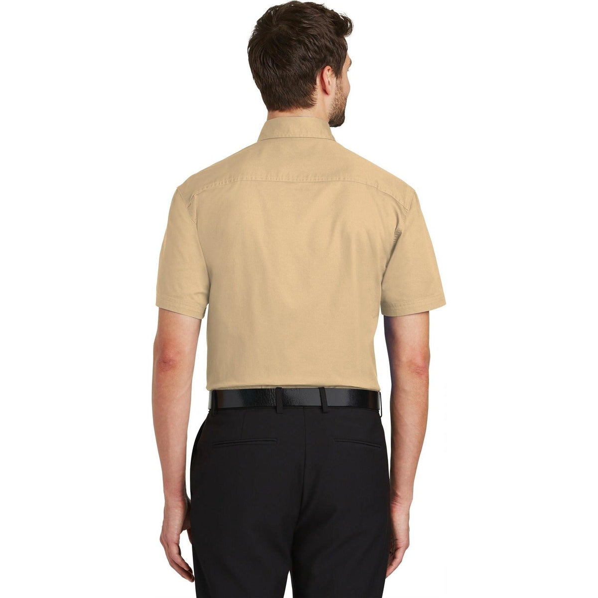 no-logo Port Authority Short Sleeve Twill Shirt-Regular-Port Authority-Thread Logic