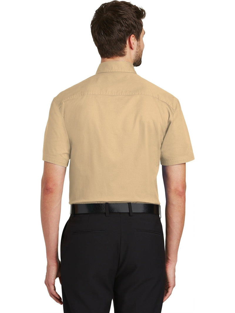 no-logo Port Authority Short Sleeve Twill Shirt-Regular-Port Authority-Thread Logic