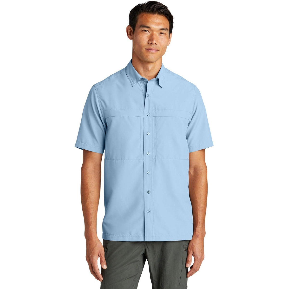 no-logo Port Authority Short Sleeve UV Daybreak Shirt-Regular-Port Authority-Thread Logic
