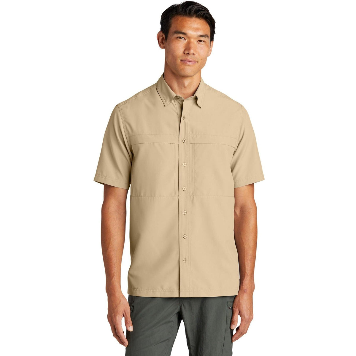 no-logo Port Authority Short Sleeve UV Daybreak Shirt-Regular-Port Authority-Thread Logic