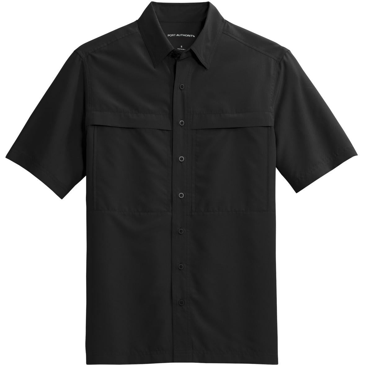 no-logo Port Authority Short Sleeve UV Daybreak Shirt