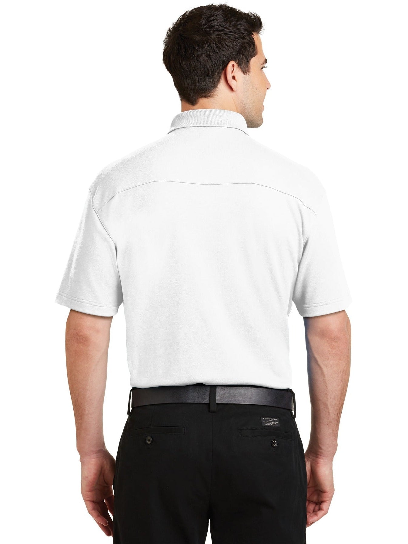 no-logo Port Authority Silk Touch Interlock Performance Polo-Regular-Port Authority-Thread Logic