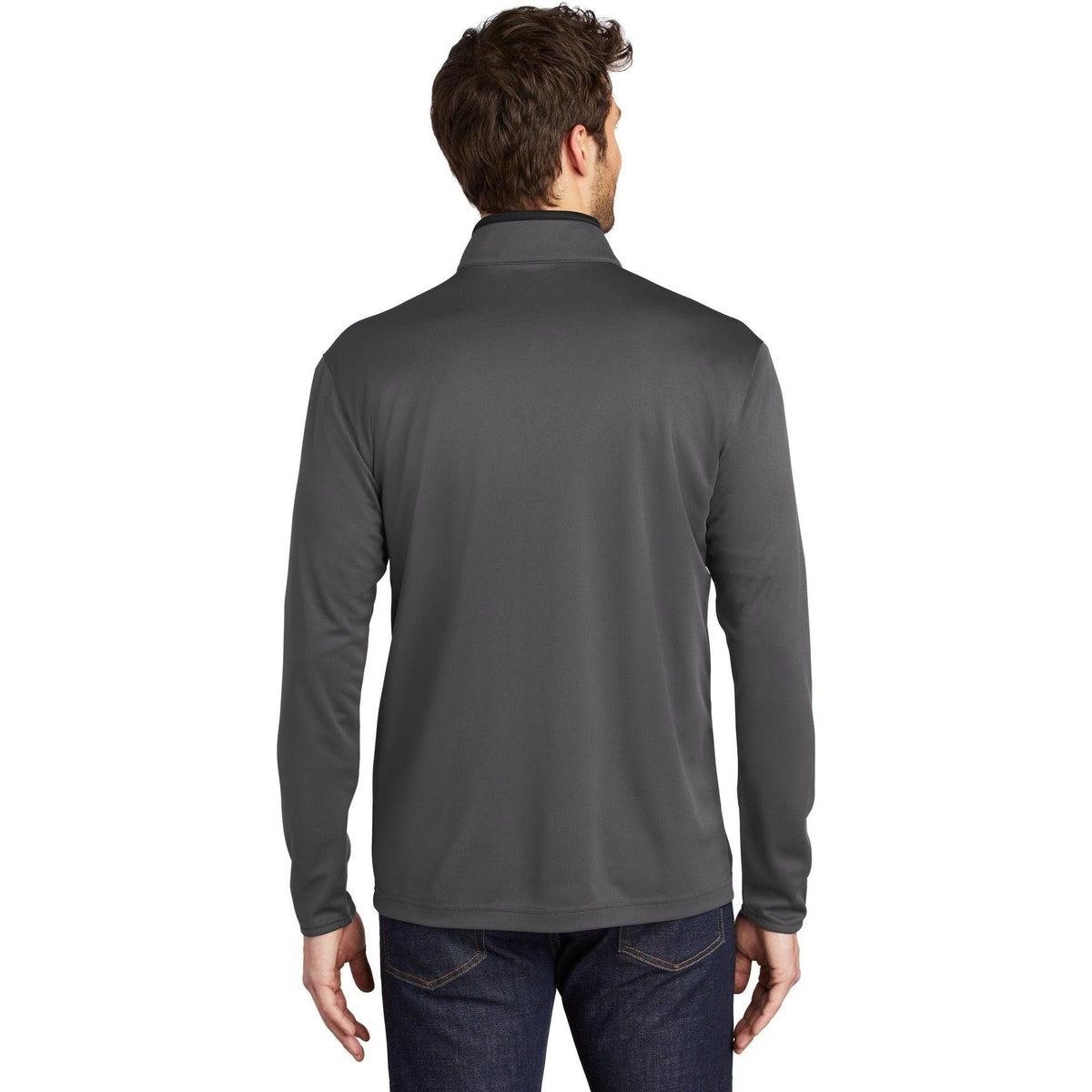 no-logo Port Authority Silk Touch Performance 1/4-Zip-Quarter Zips-Port Authority-Thread Logic