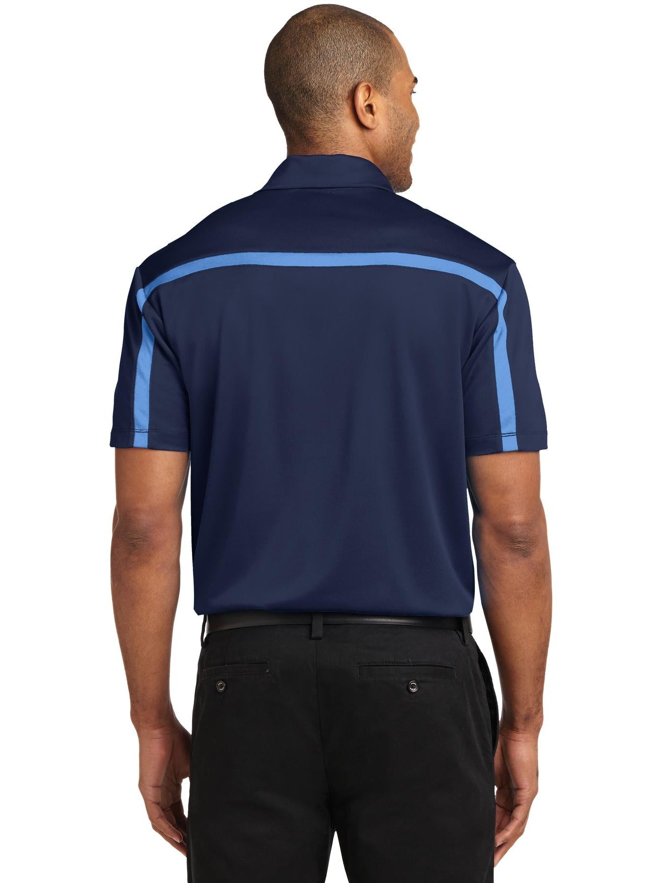 no-logo Port Authority Silk Touch Performance Colorblock Stripe-Regular-Port Authority-Thread Logic