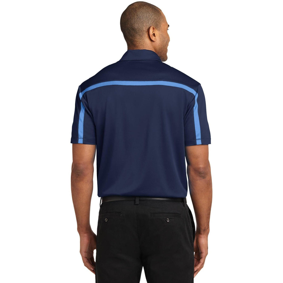 no-logo Port Authority Silk Touch Performance Colorblock Stripe-Regular-Port Authority-Thread Logic