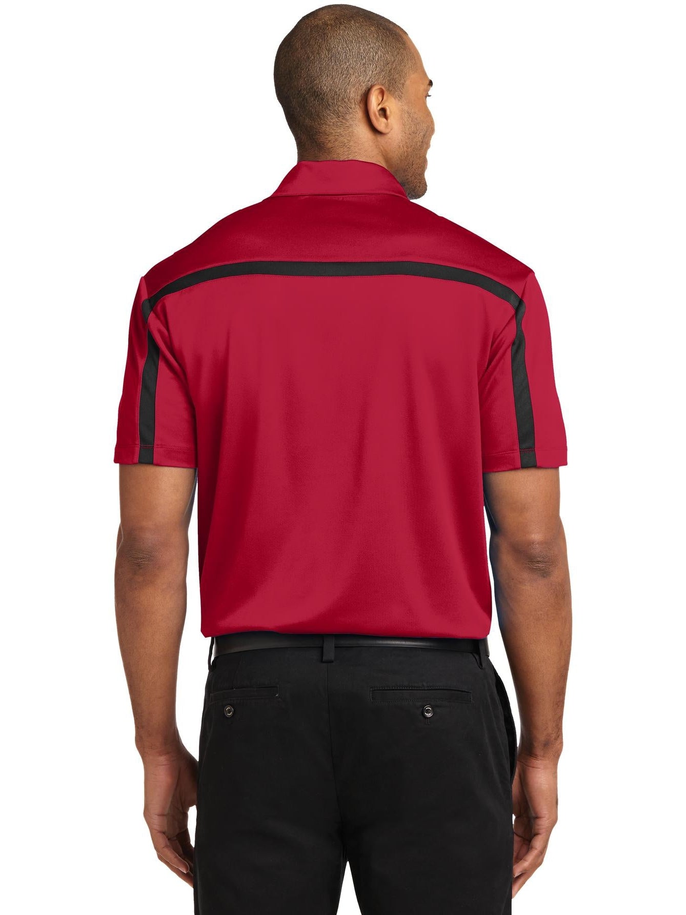 no-logo Port Authority Silk Touch Performance Colorblock Stripe-Regular-Port Authority-Thread Logic