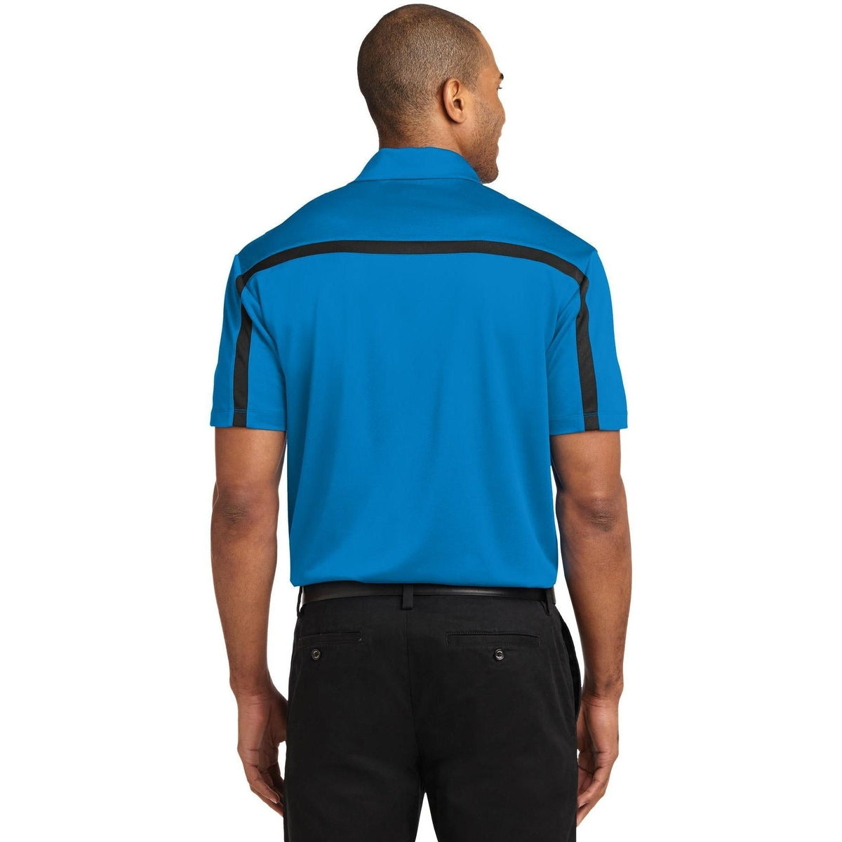 no-logo Port Authority Silk Touch Performance Colorblock Stripe-Regular-Port Authority-Thread Logic