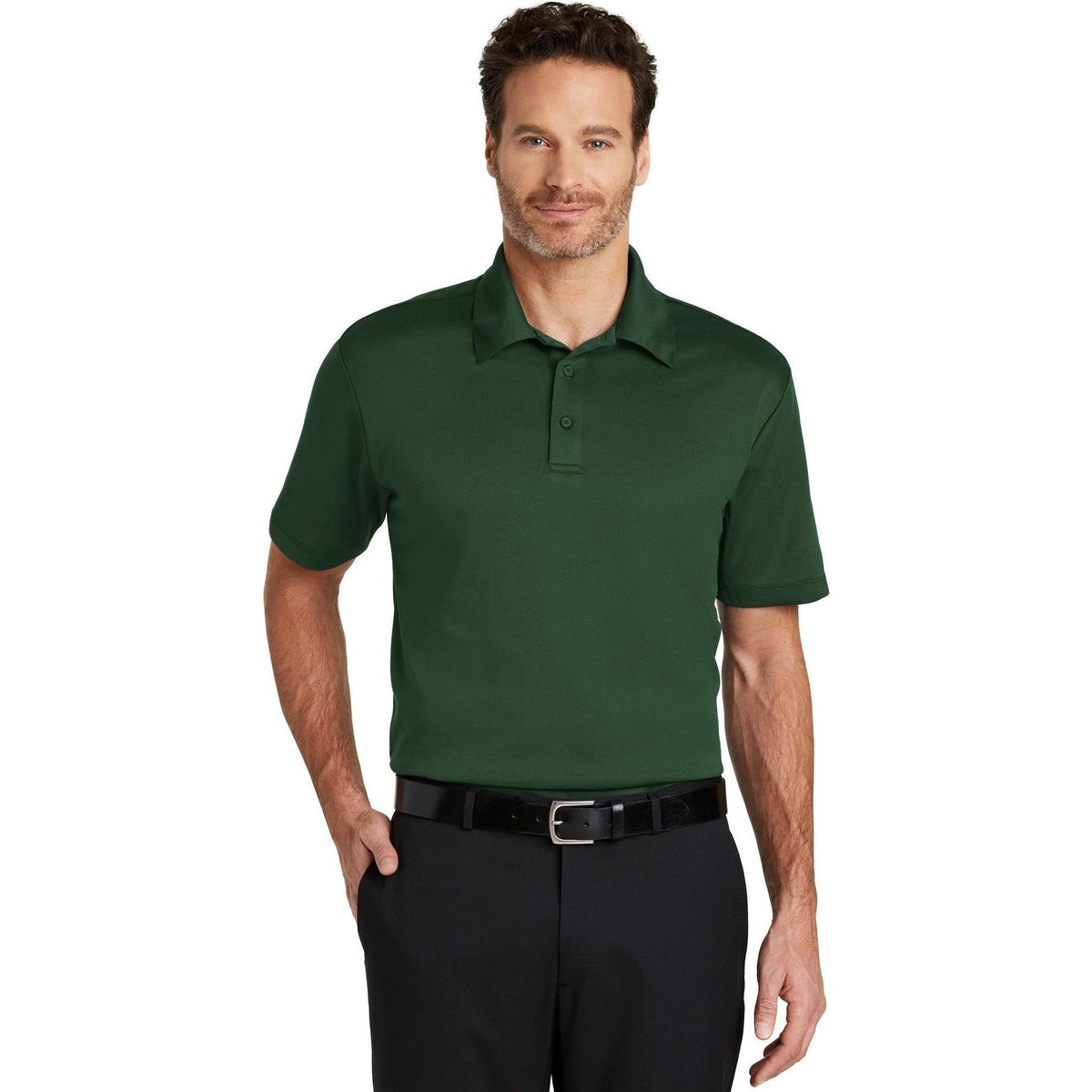 no-logo Port Authority Silk Touch Performance Polo-Regular-Port Authority-Thread Logic