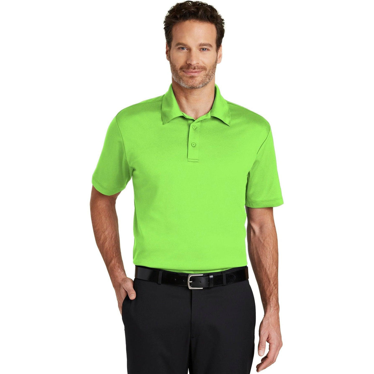 no-logo Port Authority Silk Touch Performance Polo-Regular-Port Authority-Thread Logic