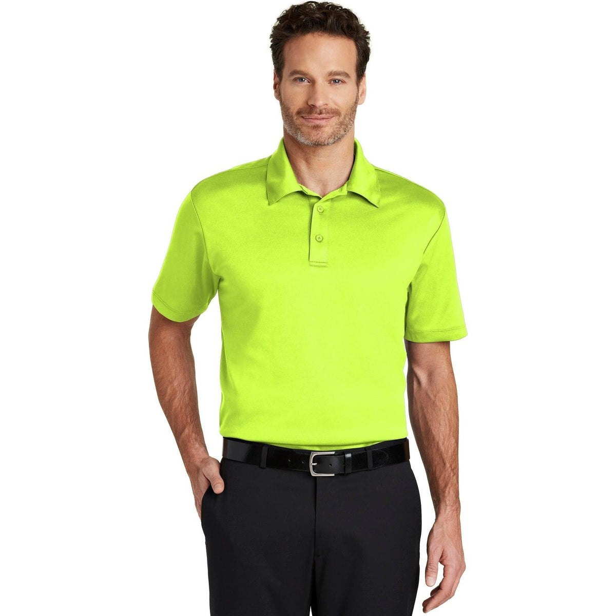 no-logo Port Authority Silk Touch Performance Polo-Regular-Port Authority-Thread Logic